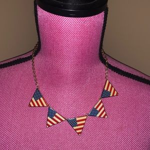 American Flag Necklace